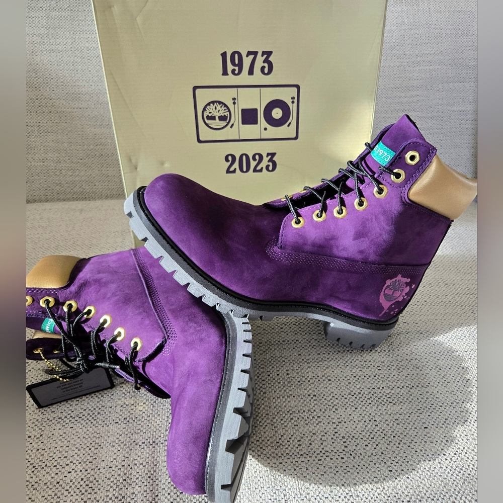 NWB TIMBERLAND Hip-Hop 50th Anniversary 6" Premium Royalty Boots Size:10.5 - Picture 15 of 16